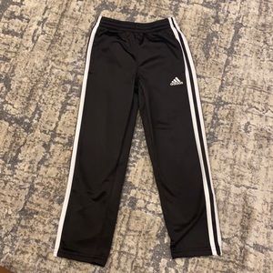 Black Adidas track pants  in good condition